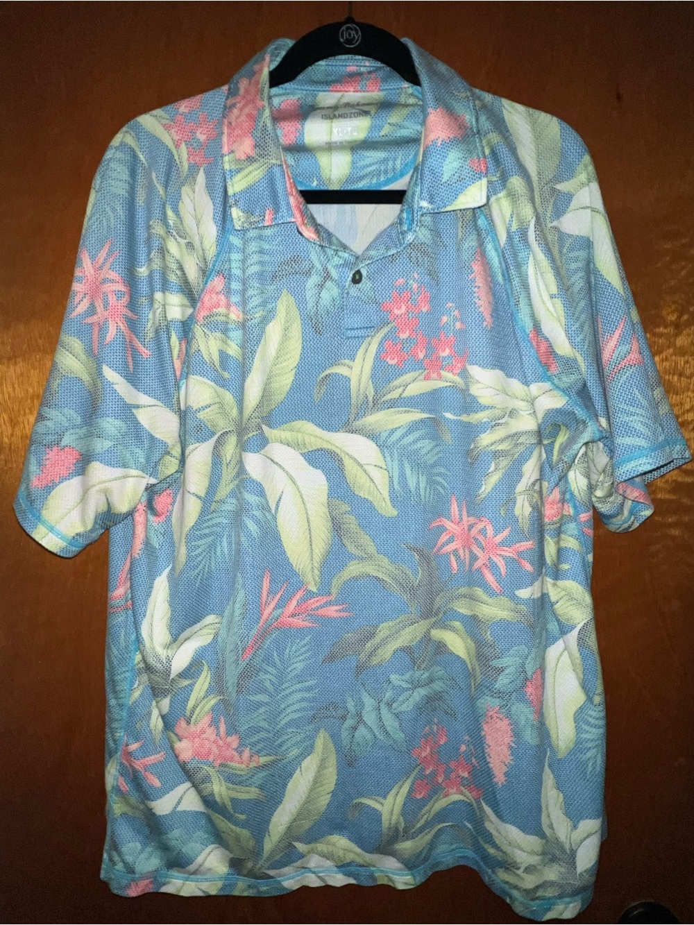 Tommy Bahama Men's Island Zone Performance Polo Shirt, Tropical, Size XL